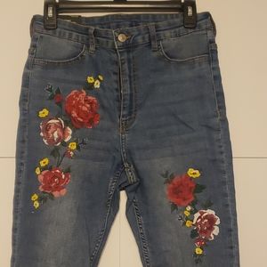 NWT H&M Painted Skinny Jean